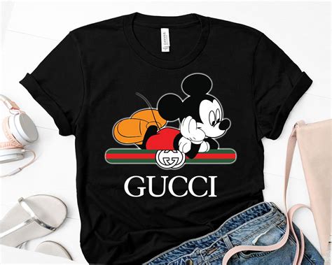 t shirt gucci disney|mickey mouse wearing Gucci.